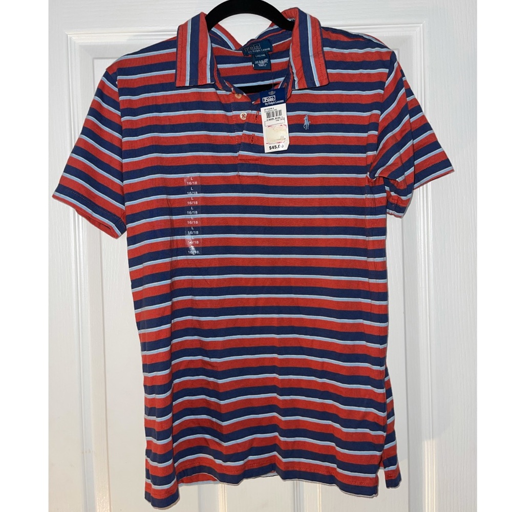 Striped Ralph Lauren Polo